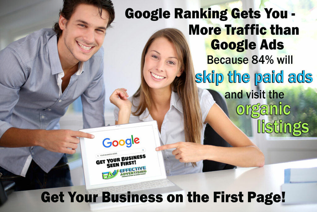 Effective Advertising Gets You Ranked on Google