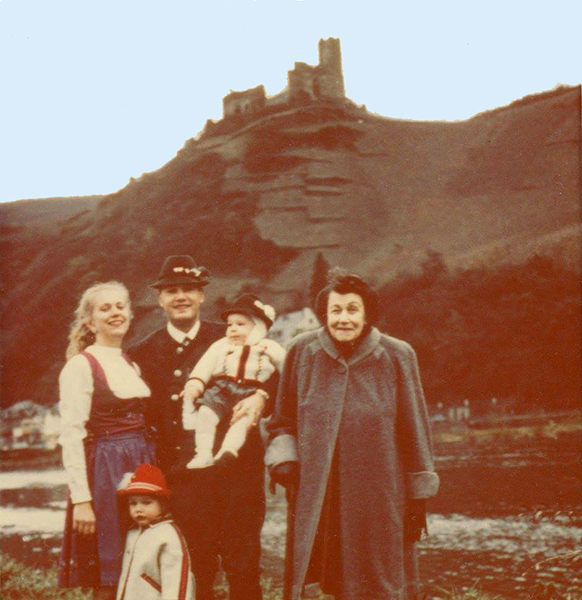Cory in Bernkastel with his Family